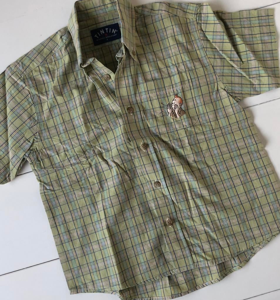 Chemise à carreaux Tintin pour garçon 6 m 116, Enfants & Bébés, Garçon, Enlèvement ou Envoi, Kuifje, Chemise ou Chemisier
