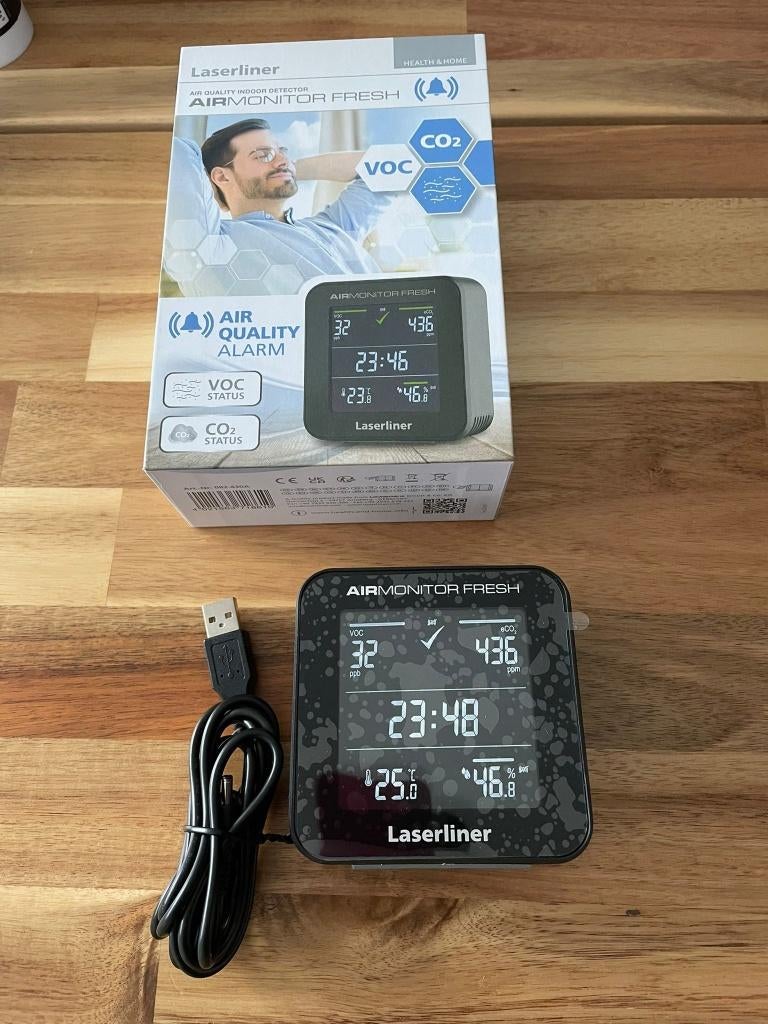 Laserliner Airmonitor Fresh, Bricolage & Construction, Enlèvement ou Envoi, Neuf, Autres appareils de mesure ou compteurs