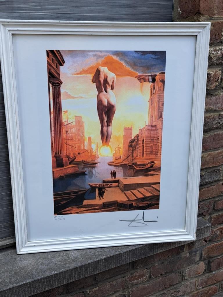 lithographie signe salvador dali, Antiquités & Art, Art | Lithographies & Sérigraphies, Enlèvement ou Envoi