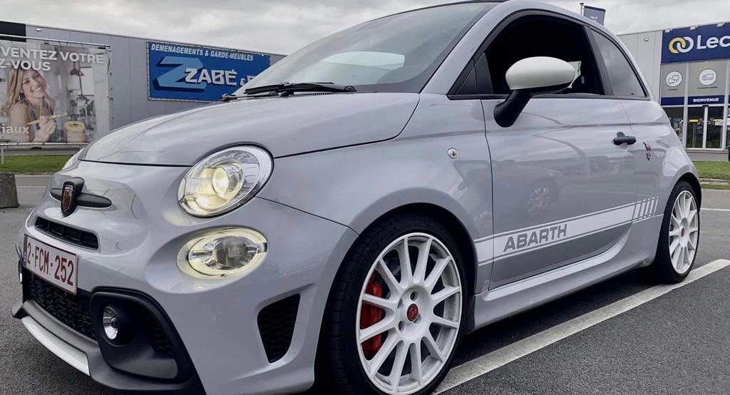 Abarth 595C ESSEESSE Full option, Auto's, Abarth, Voorwielaandrijving, 4 zetels, Cabriolet, Lederen bekleding
