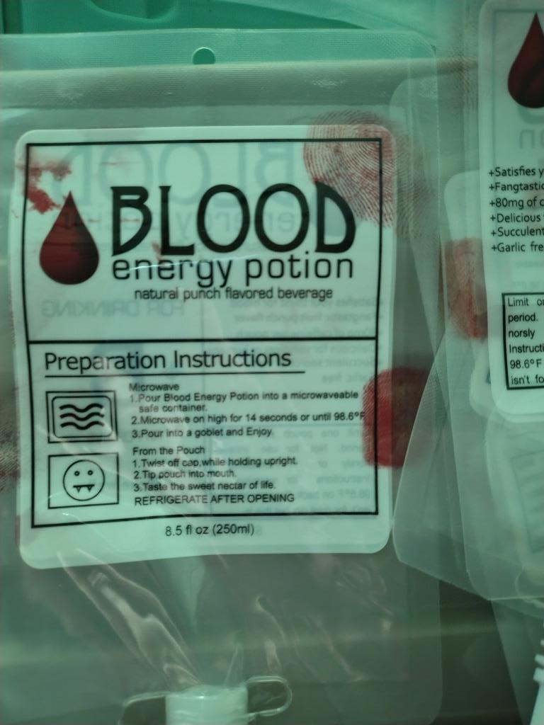 bloedzakjes 21 stuks halloween nieuw, Enlèvement ou Envoi, Neuf, Article de fête