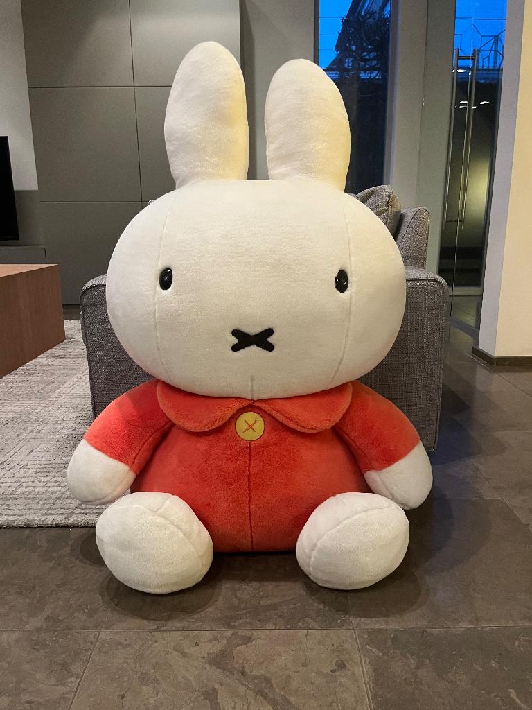 Nijntje knuffel 1m. Groot, Ophalen, Zo goed als nieuw, Konijn