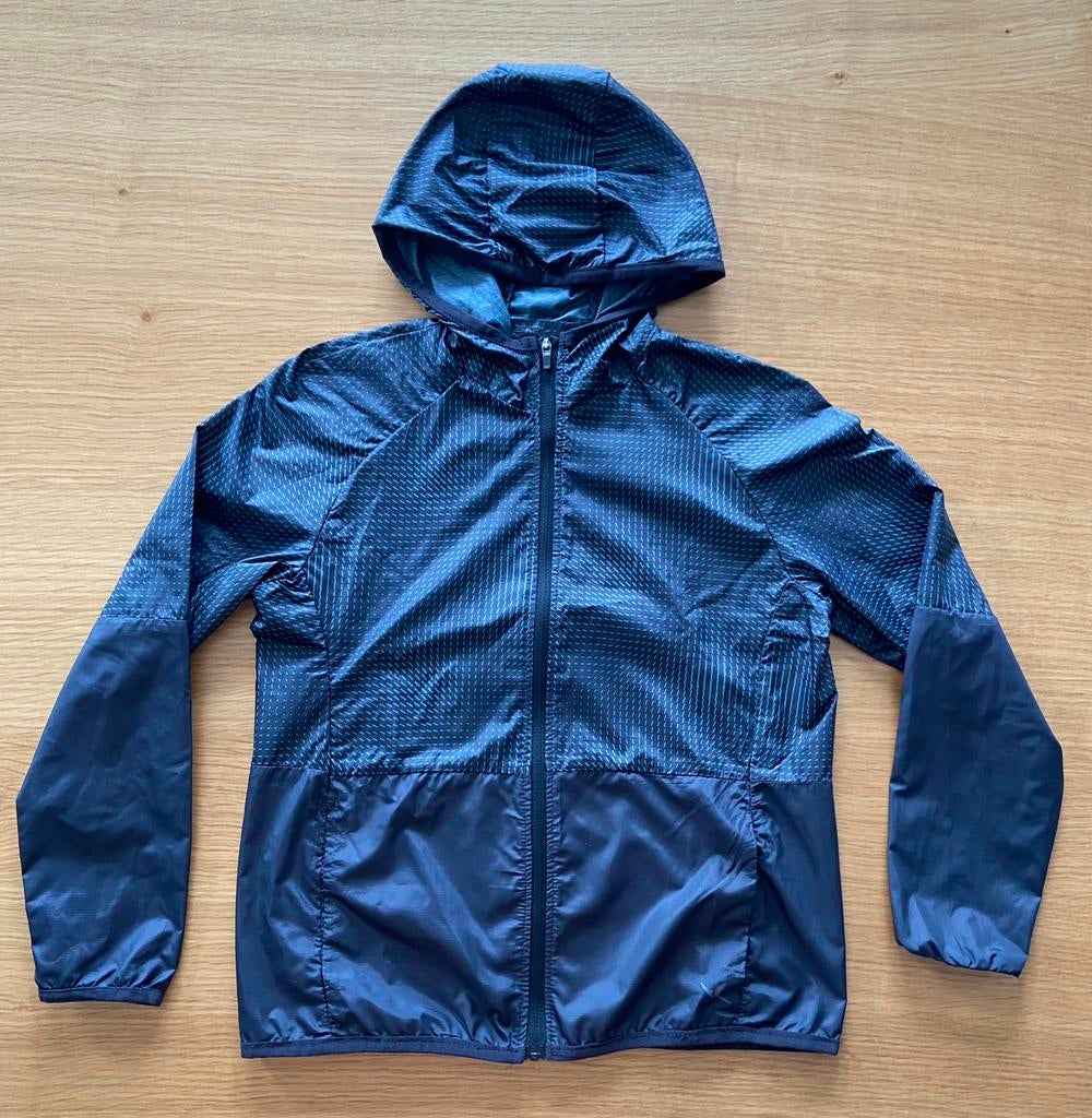 Veste mi-saison / Coupe-vent / K-way gris - 8-9 ans - 7€, Enfants & Bébés, Enlèvement ou Envoi, Comme neuf, Decathlon, Garçon