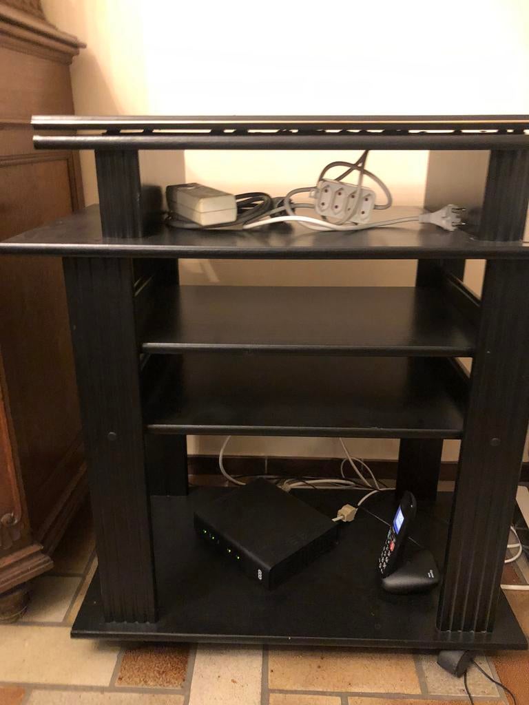 Meuble télé à roulettes, plateau pivotant, Enlèvement