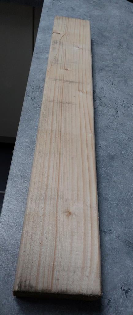 Balken /planken  Vurenhout /hardhout (lengte 55-63cm), Ophalen, Zo goed als nieuw, Hardhout, Minder dan 180 cm