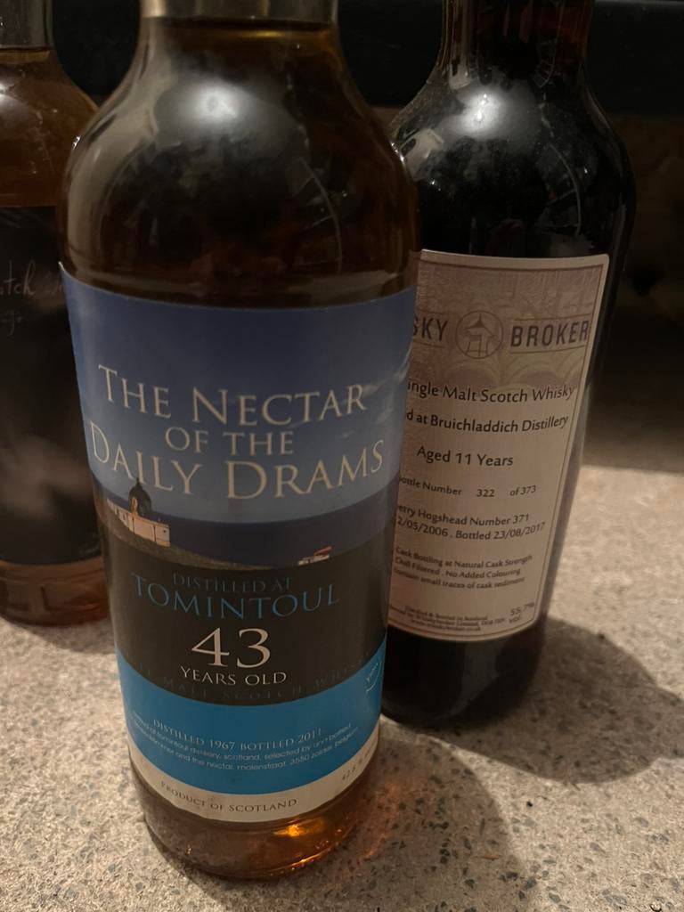 Tomintoul 1967 DD 43y old, Enlèvement ou Envoi, Comme neuf