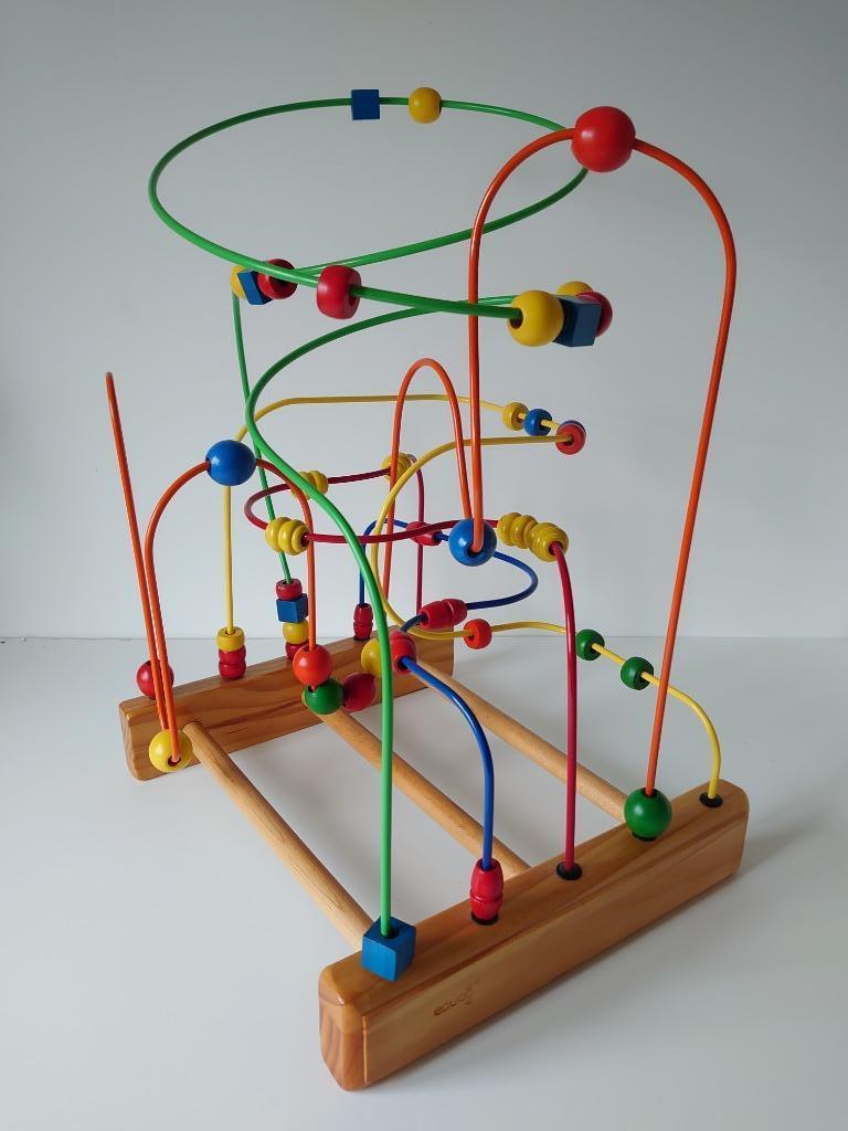 The Original SUPERMAZE  Maze in hout - Educo - Made : Canada, Ophalen of Verzenden, Zo goed als nieuw, Puzzelen