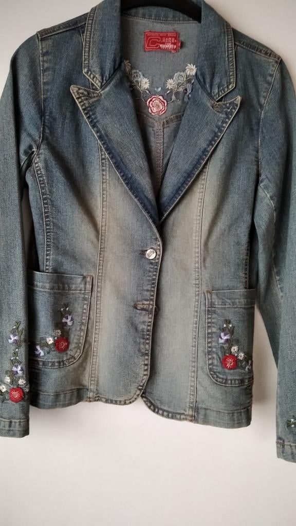 Vintage jeans vest maat M Car Jeans, Ophalen of Verzenden, Maat 38/40 (M)