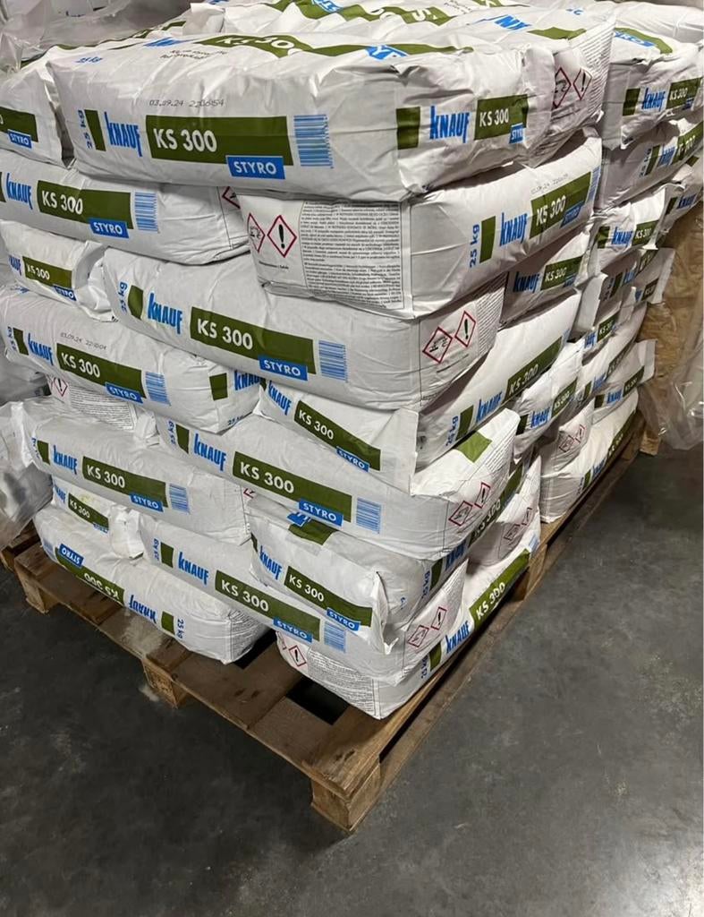 Knauf/ caparol Materiaal, Ophalen