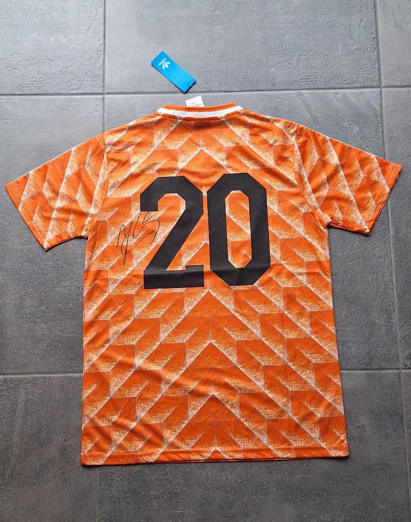 Shirt / voetbaltrui met handtekening Jan Wouters # Oranje 88, Verzamelen, Verzenden, Nieuw, Shirt