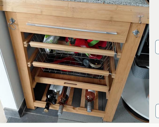 Meuble de cuisine très pratique, bloc de boucherie,, Maison & Meubles, Enlèvement, Utilisé