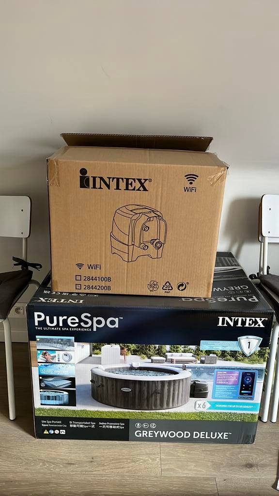Jacuzzi van intex, Jardin & Terrasse, Bains à remous et Spas, Enlèvement, Comme neuf
