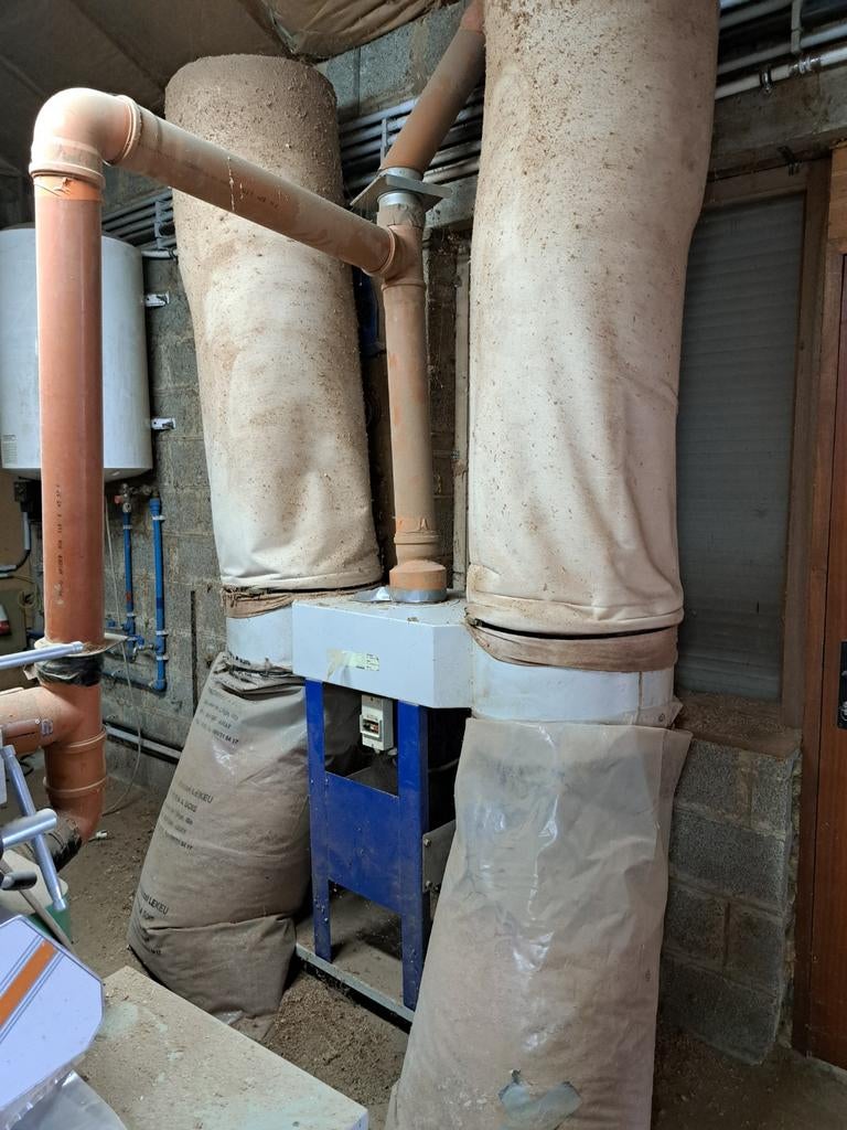 Aspirateur pour grosse machine, Enlèvement