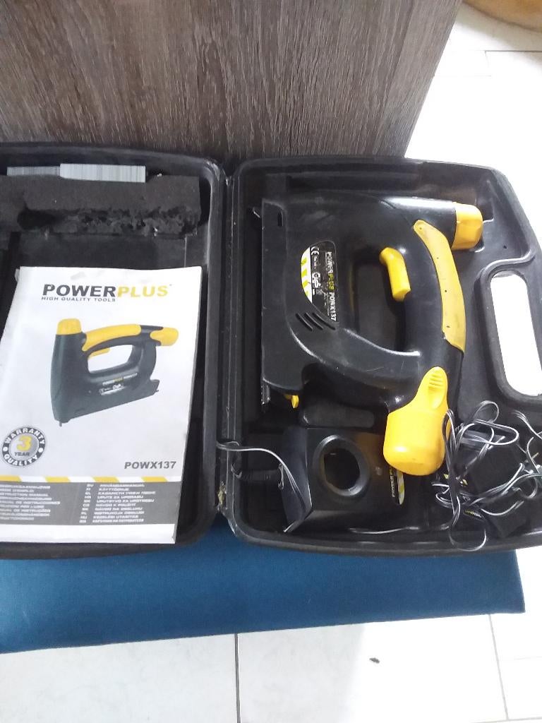 Agrafeuse électrique power plus, Enlèvement ou Envoi, Utilisé