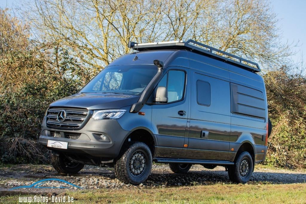 Mercedes-Sprinter 4X4 ADM 319cdi Camper OFF-ROAD, Automaat, Koelkast, Tot en met 2, Mercedes-Benz