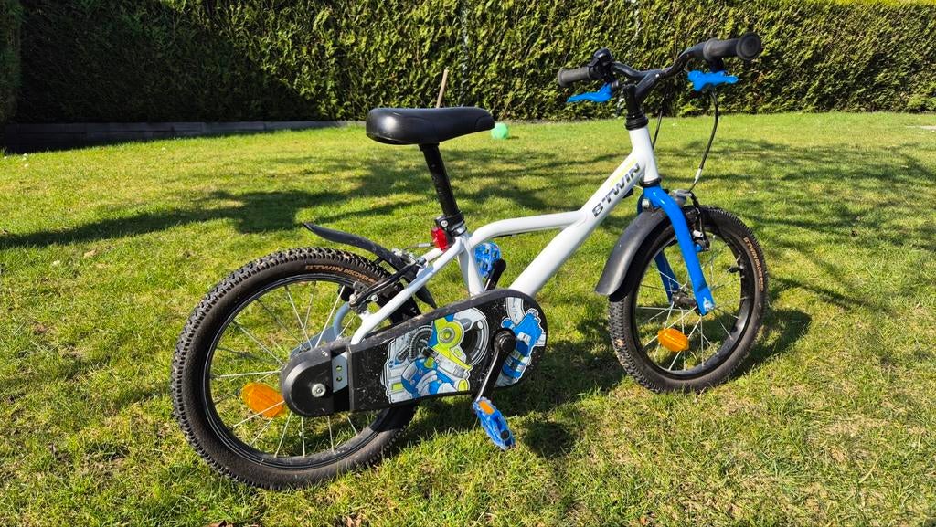 B'Twin 500 fiets - 16 inch, Fietsen en Brommers, Fietsen | Kinderfietsjes, Ophalen, Zo goed als nieuw, 16 tot 20 inch, BTwin Décathlon