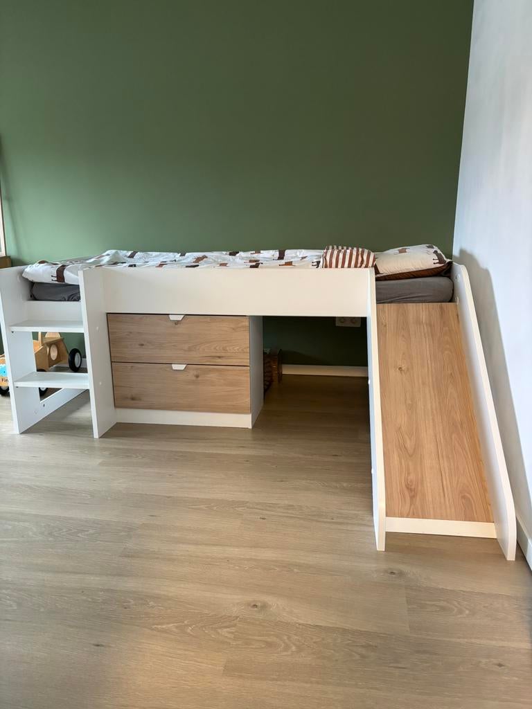 Glijbaan bed, Kinderen en Baby's, Kinderkamer | Stapelbedden en Hoogslapers, Ophalen of Verzenden, Zo goed als nieuw