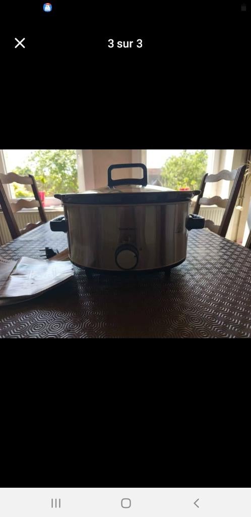 Mijoteuse, Elektronische apparatuur, Ophalen, Timer, Zo goed als nieuw