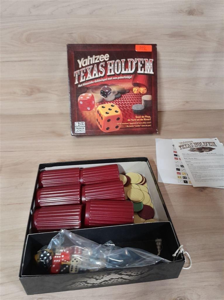 Yahtzee texas holdem editie - s1584, Hobby en Vrije tijd, Verzenden, Zo goed als nieuw