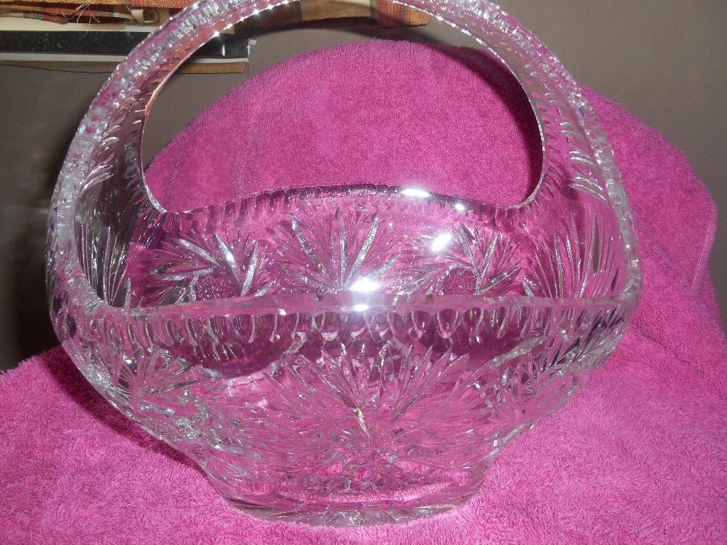corbeille cristal, Antiquités & Art, Antiquités | Verre & Cristal, Enlèvement