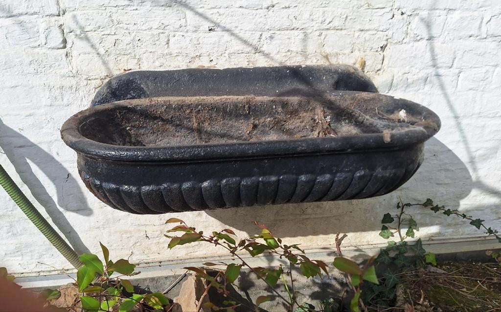 Prachtige antieke plantenbak, trog, waterbak, wasbak, Tuin en Terras, Ophalen