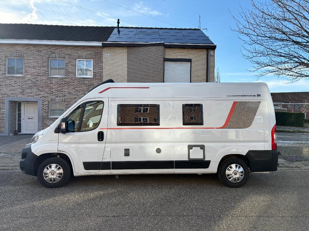 Roller Livingstone 2 – 2020 – Compleet + Luxe Opties, Caravans en Kamperen, Mobilhomes, Fiat, Airbags, Tot en met 2, Afzuigkap