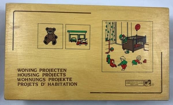 Educo Woning Projecten Hout Leerspel Orde Kleuterschool, Verzenden, Zo goed als nieuw