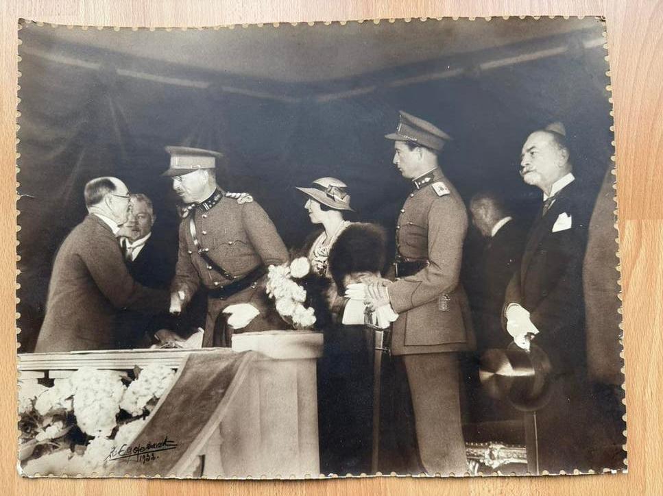 Historische Foto Koning Albert 1933, Audio, Tv en Foto, Fotografie | Fotopapier, Ophalen, Gebruikt