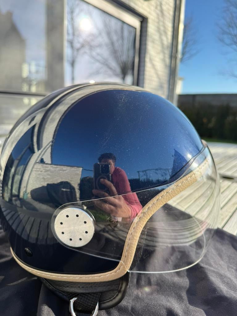 Vespa Jet helm visor, Ophalen, Zo goed als nieuw, Medium