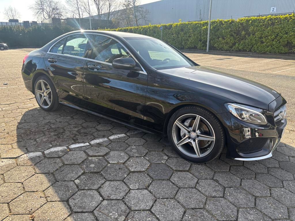 Prachtige Mercedes C180 benzine AMG LINE Top staat.Garantie., Auto's, Mercedes-Benz, 4 deurs, Achterwielaandrijving, 4 cilinders
