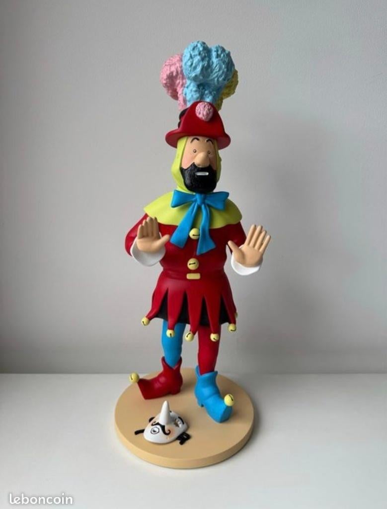 Le capitaine haddock en joyeux Turluron 40cm., Collections, Enlèvement ou Envoi, Tintin, Neuf, Statue ou Figurine