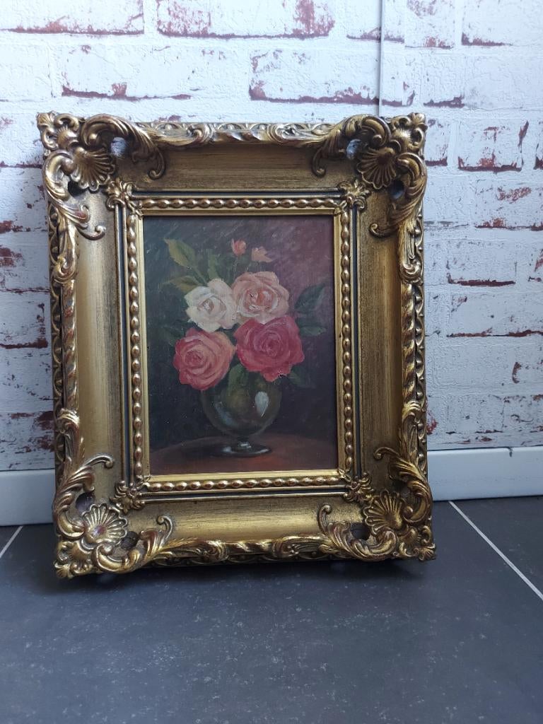 Schilderijtje met bloemen, Ophalen