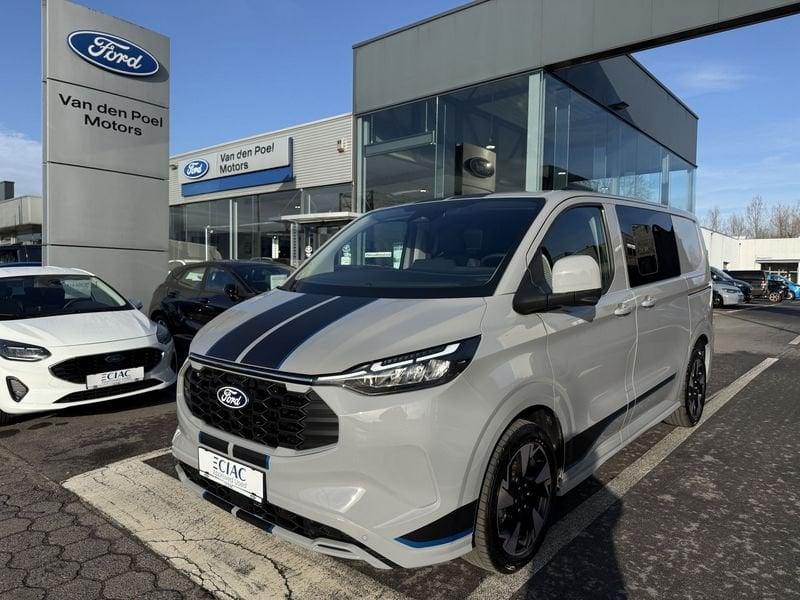 Ford Transit Custom, Auto's, Gebruikt, 4 cilinders, Leder en Stof, Plug-in hybride