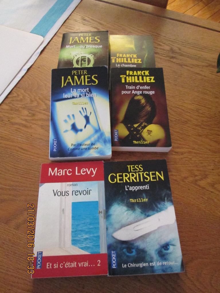 Romans sciences fiction, thriller et série rose., Livres, Enlèvement, Neuf