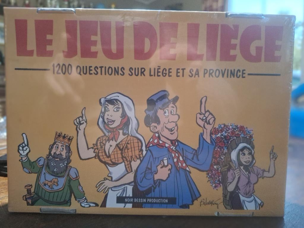 le jeu de liege  illustrations  Walthery, Enlèvement ou Envoi, Comme neuf, Noir dessin