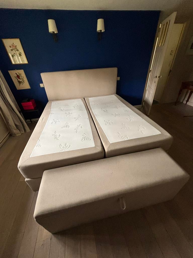Boxspring swiss sense, Strak, Beige, Enlèvement, Utilisé