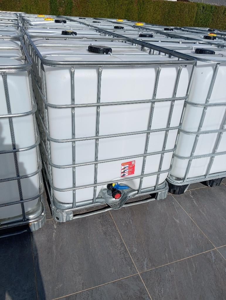 citerne 1000 l alimentaire, Jardin & Terrasse, Barils de pluie, 150 litres ou plus, Enlèvement ou Envoi, Comme neuf, Avec robinet
