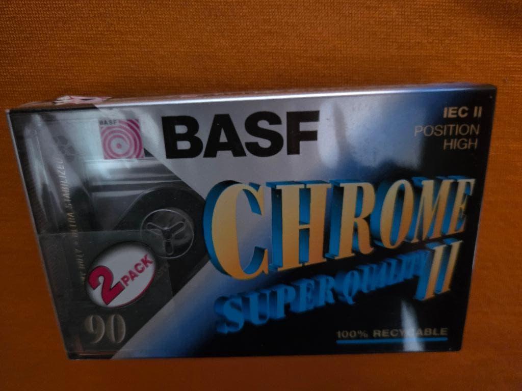 Cassettes / lot 2x chrome super quality 2, Enlèvement ou Envoi, Autres genres, Neuf, dans son emballage, Vierge