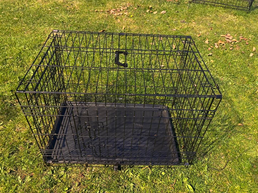 Hondenbench 2x (75 x 55 x 50 cm), Dieren en Toebehoren, Ophalen, Zo goed als nieuw