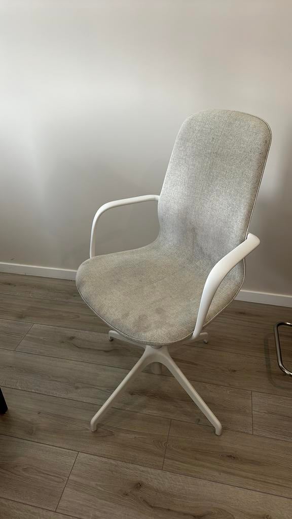 Chaise IKEA Langfjall, Gris, Comme neuf, Enlèvement, Chaise de bureau