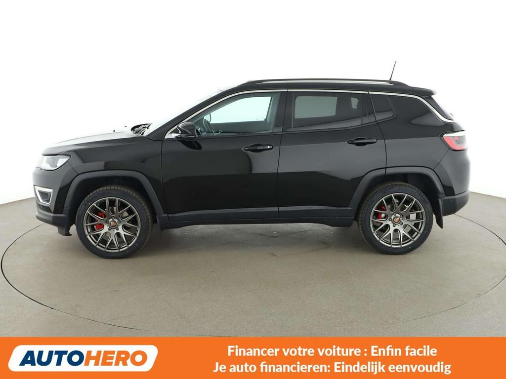 Jeep Compass 1.4 M-Air Limited 4WD (automatique), Autos, Jeep, Cuir, Euro 6, 211 g/km, Noir