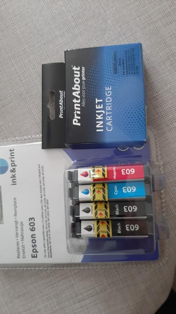 Inktpatroon Epson, Ophalen