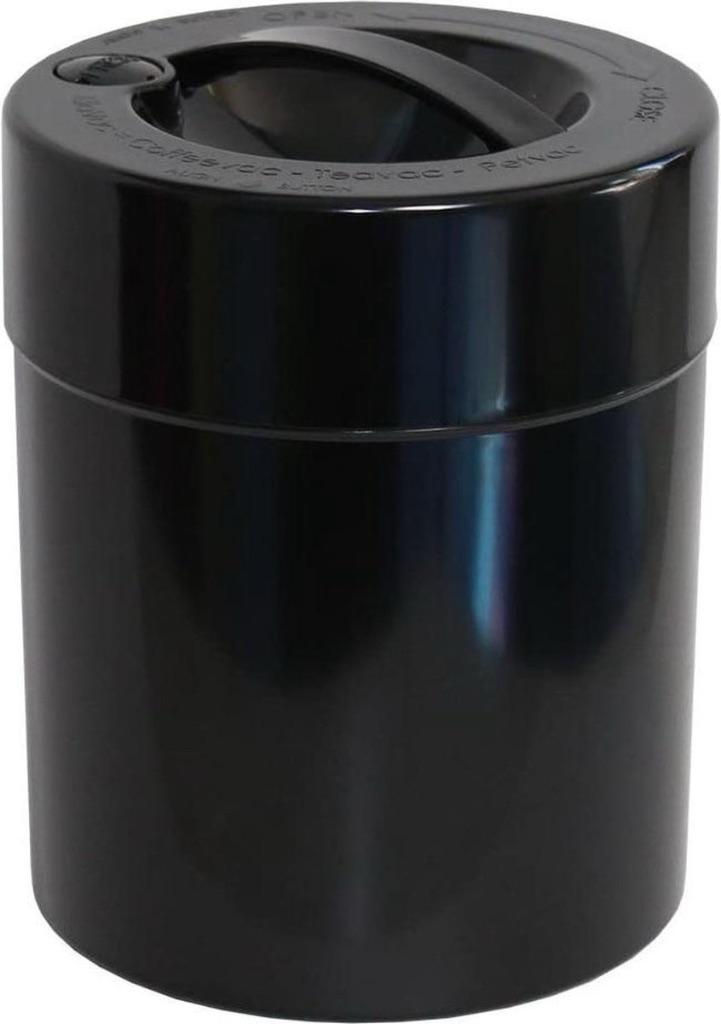 CoffeeVac 3.8ltr - 1000gr - Koffie bewaarbus luchtdicht, Maison & Meubles, Cuisine | Éléments de cuisine, Utilisé, Noir, Enlèvement ou Envoi