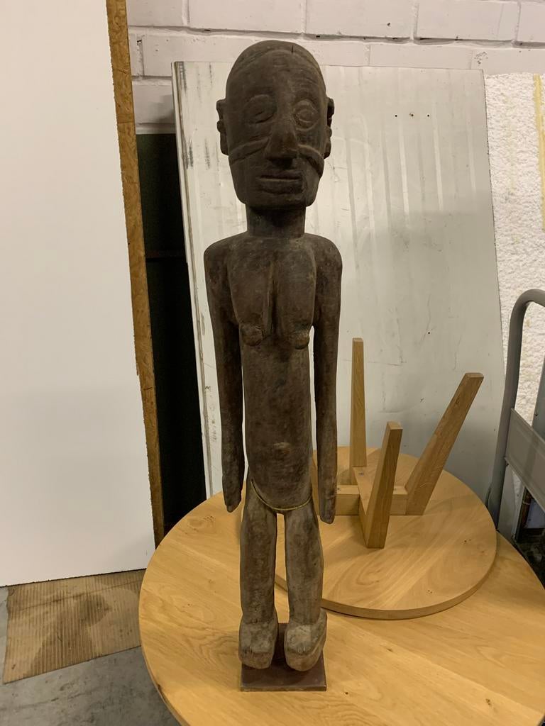 Houten beeld, Antiek en Kunst, Ophalen, Beeld