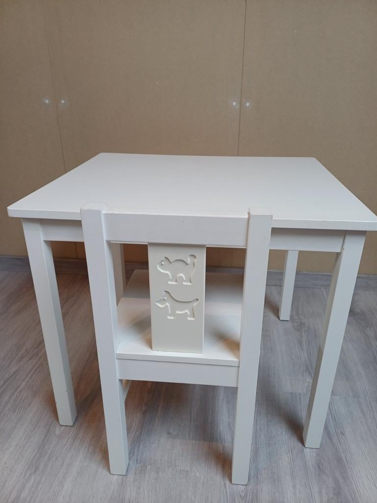 Kinderstoeltje met tafeltje (Wit), Kinderen en Baby's, Ophalen