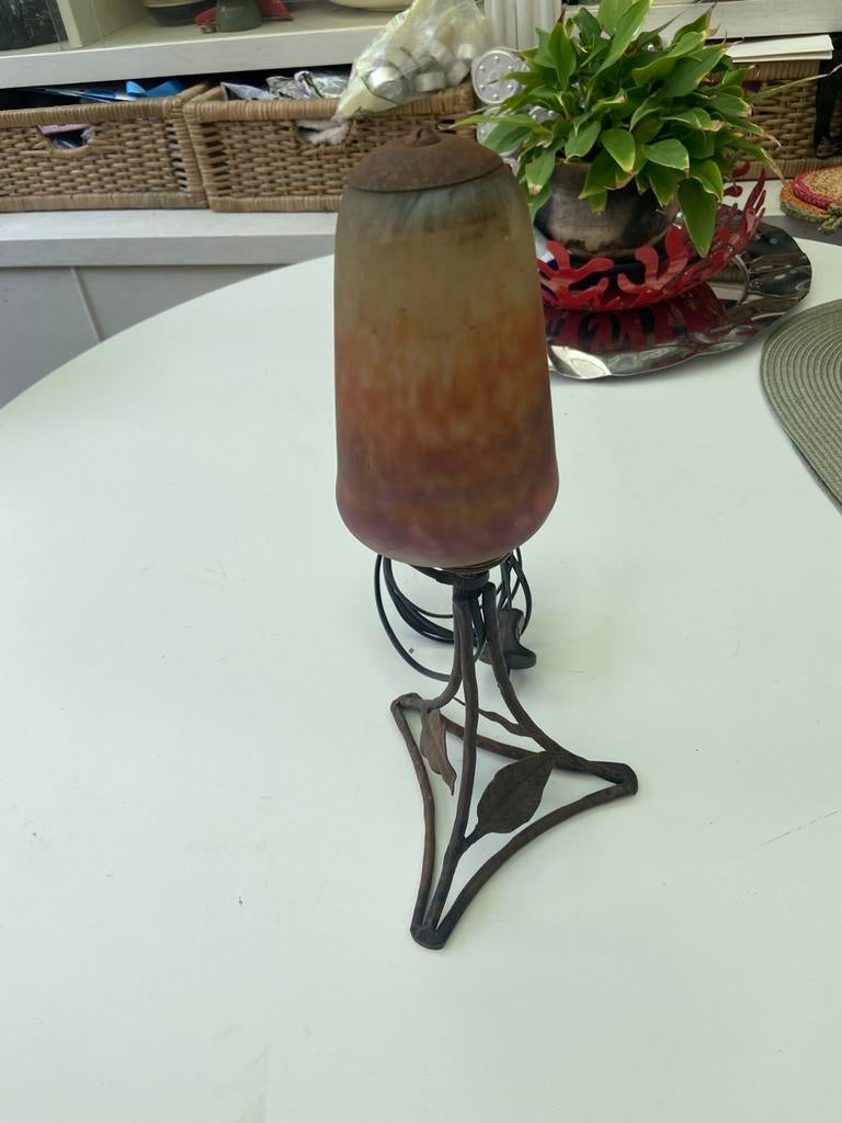 Nachtlampje Muller Frères Luneville 1919, Ophalen