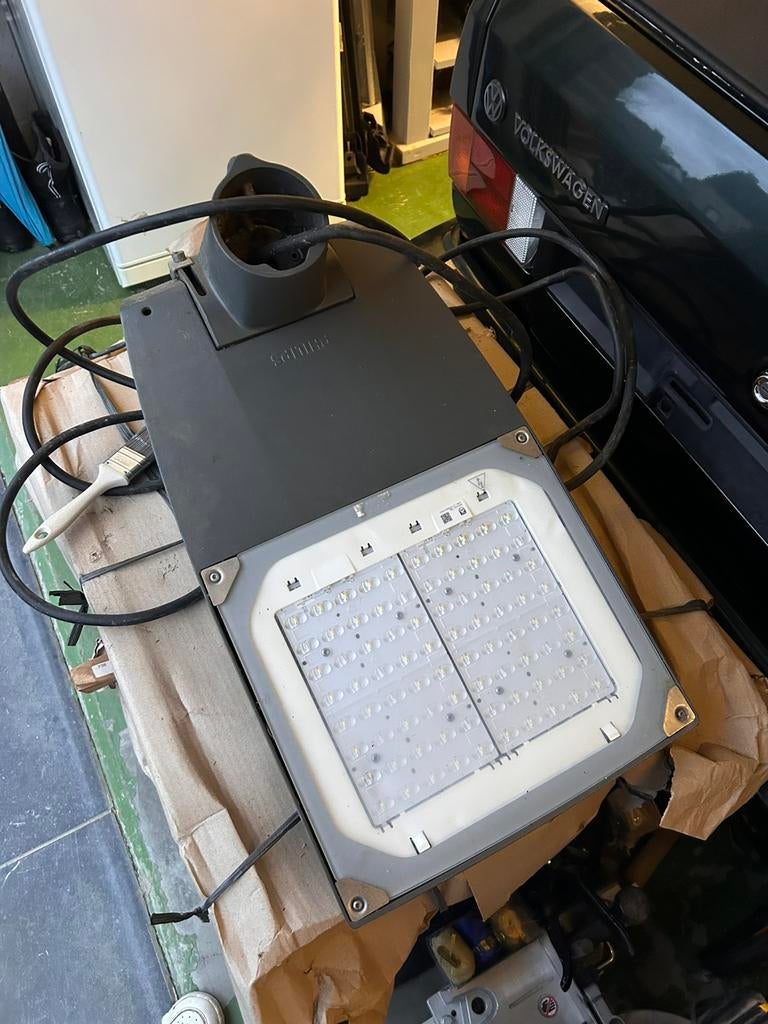 Luminaire exterieur, Jardin & Terrasse, Éclairage extérieur, 50 à 250 watts, Aluminium, Comme neuf, Enlèvement