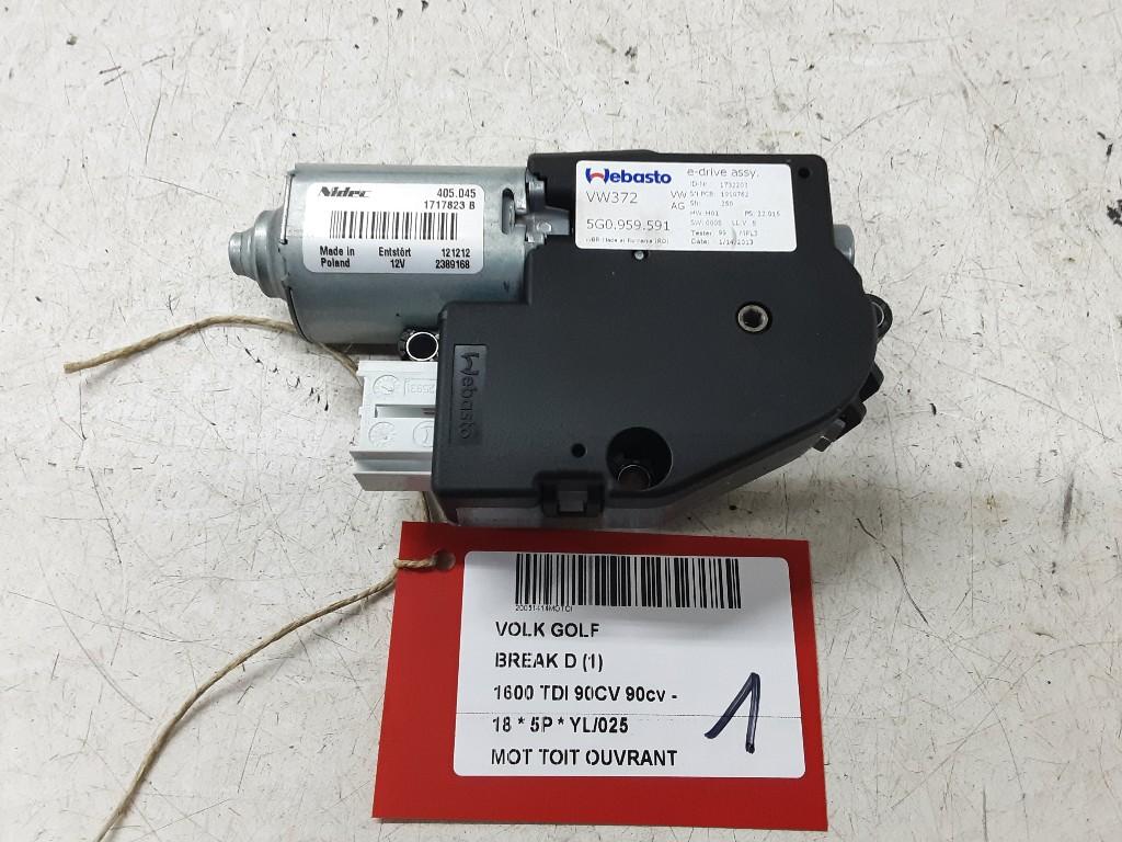 TOIT OUVRANT MOTEUR Golf VII Variant (AUVV) (5G0959591), Autos : Pièces & Accessoires, Autres pièces automobiles, Volkswagen, Utilisé