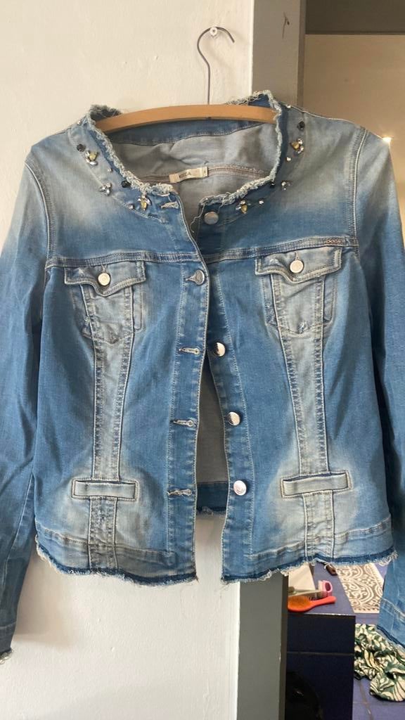 Veste jeans Kocca, Kleding | Dames, Jassen | Zomer, Ophalen, Zo goed als nieuw, Maat 38/40 (M), Blauw