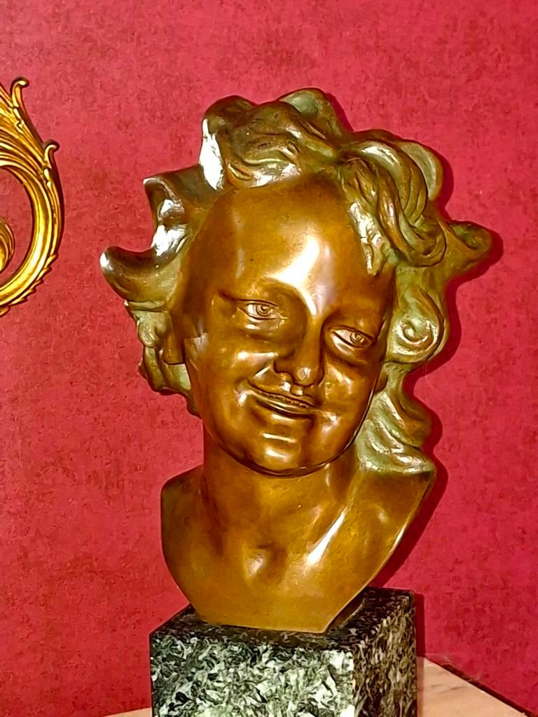 BRONZE ANTIQUE SIGNÉ, Enlèvement ou Envoi, Bronze